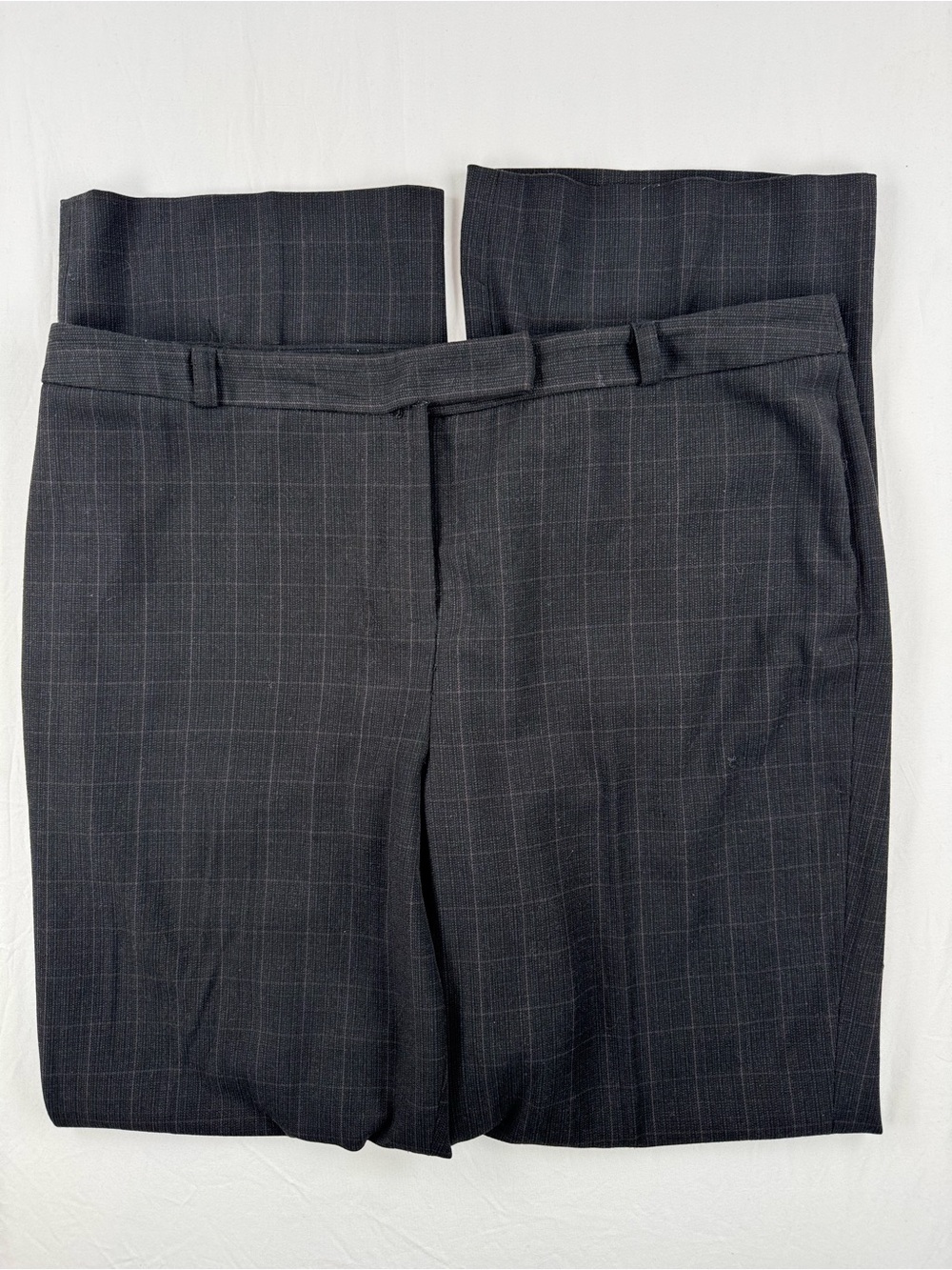 Charter Club Black Plaid Slim It Up Dress Pants - Size 14